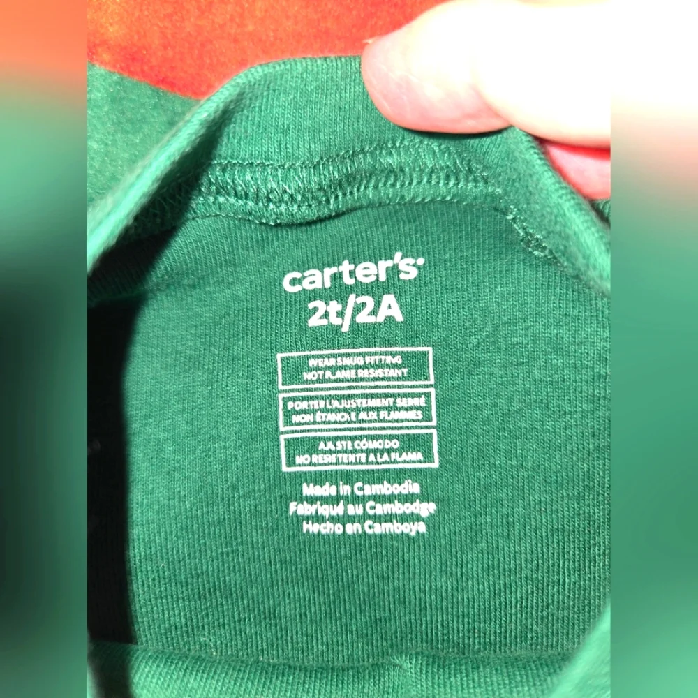 Carter's Boy's 2T Winter Holiday Pajamas 2 sets